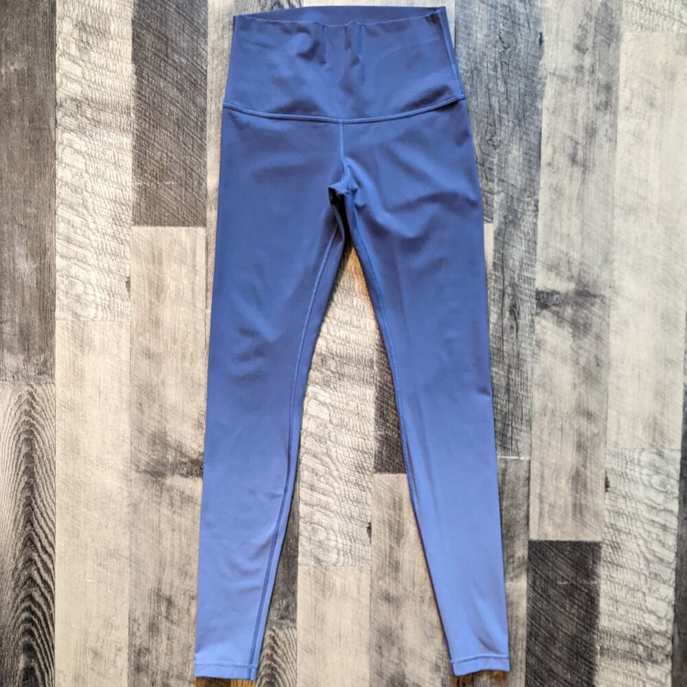 Lululemon Wunder Under Leggings High Rise Pants Ombre Grey Purple - Picture 2 of 6